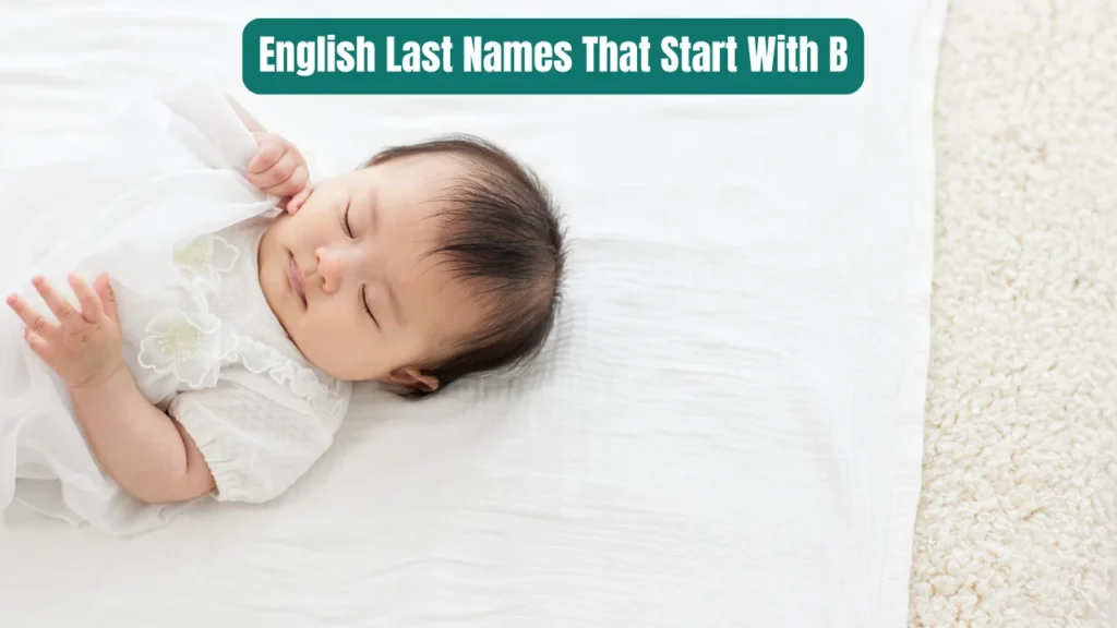 English Last Names That Start With B