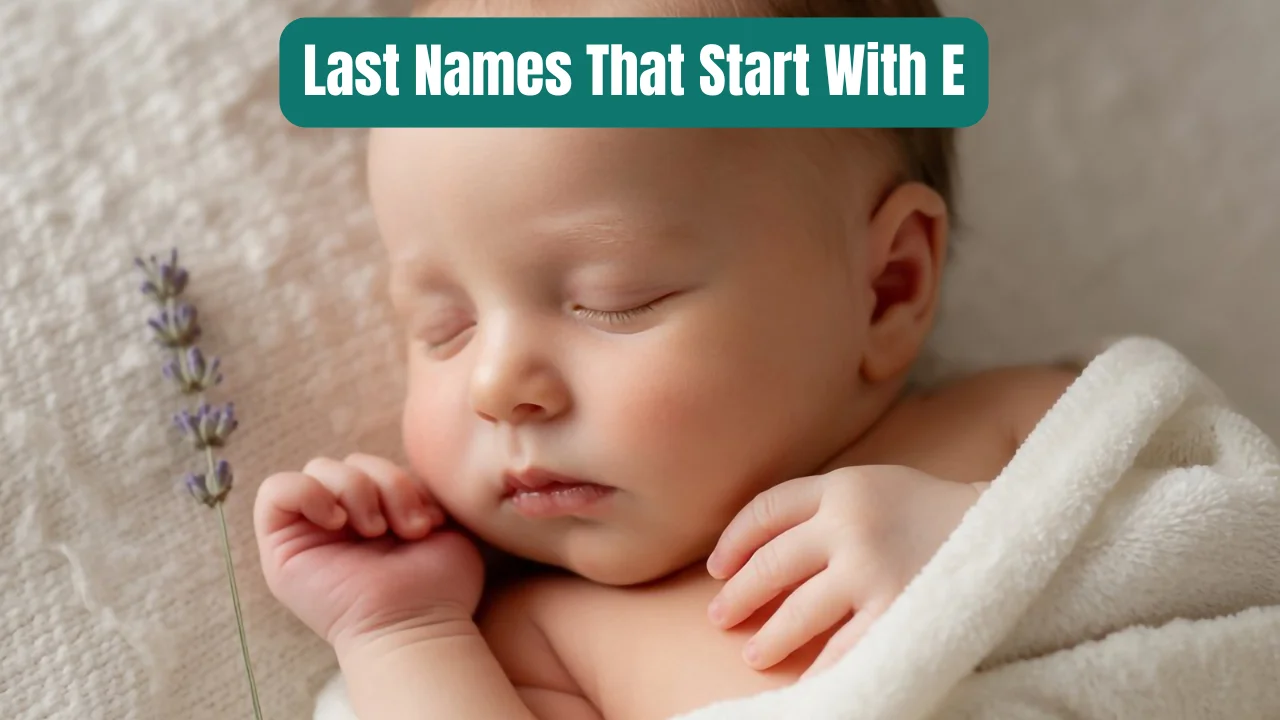 Last Names That Start With E