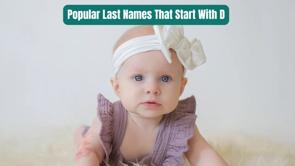 Popular Last Names That Start With D