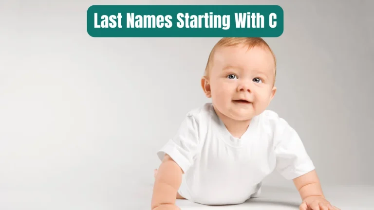 Last Names Starting With C