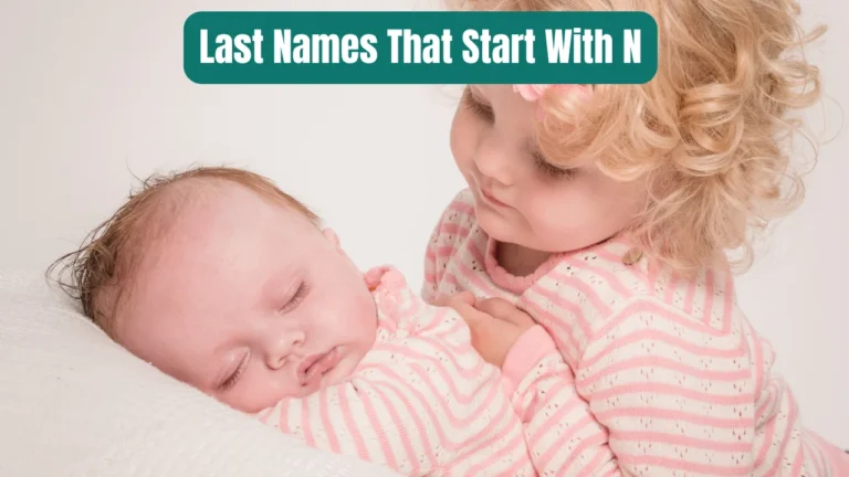 Last Names That Start With N